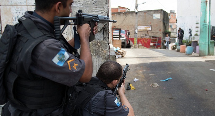 Four police officers die in helicopter crash in Rio de Janeiro